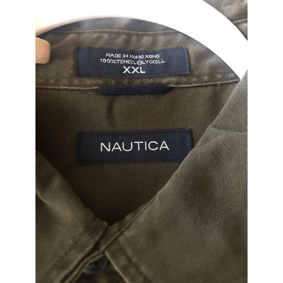 Nautica Mens Long Sleeve Button Down Shirt XXL NWT! - Picture 5 of 10